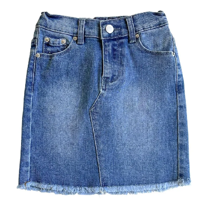 GIRLS Kinsley Medium Wash Denim Skirt Dynamic Women's High - energy