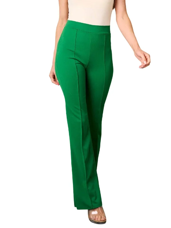 Bell Bottoms High Waist Pant In Green Youthful Women's Anime - inspired
