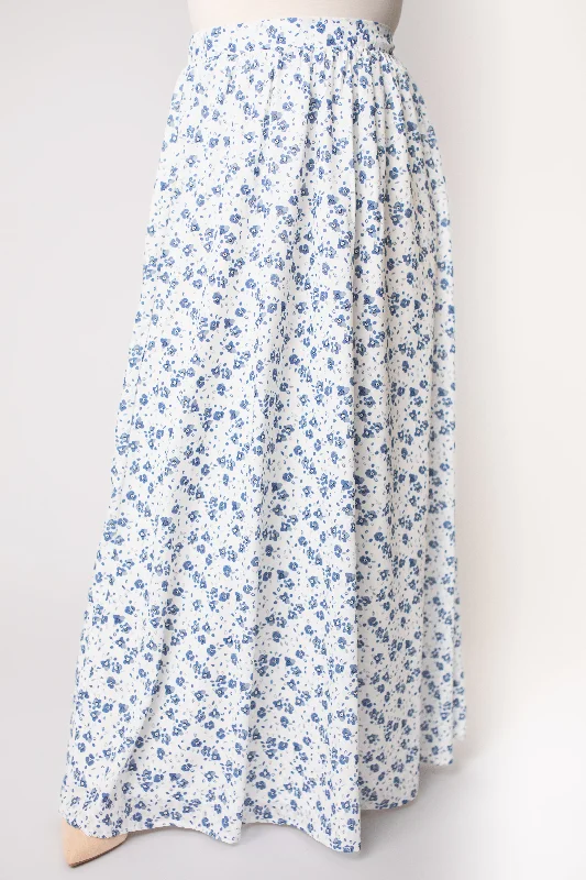 Blaine Maxi Skirt in Blue Pansy (FINAL SALE) Compression