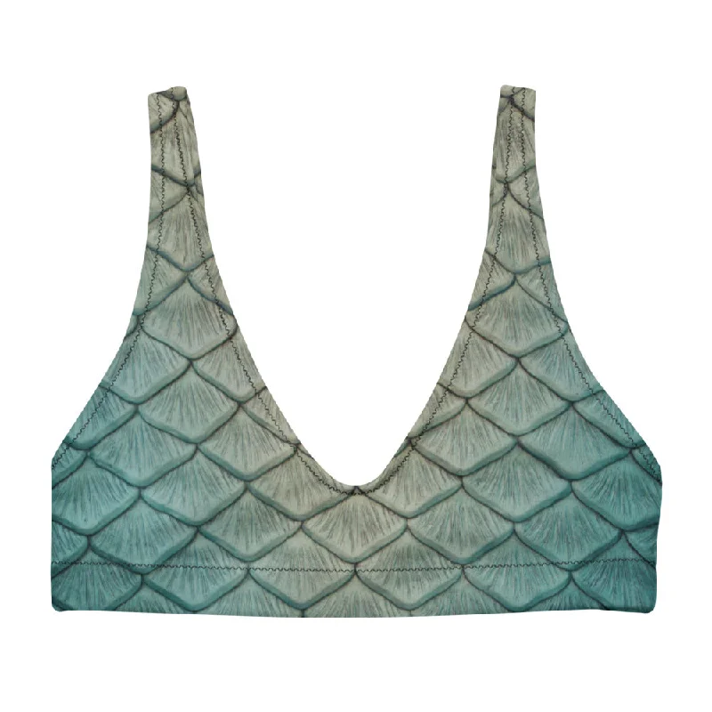 Shipwreck Siren Recycled Padded Bikini Top Practical Women's Quick - dry