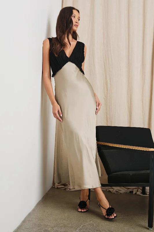 GILDA DRESS - CHAMPAGNE European