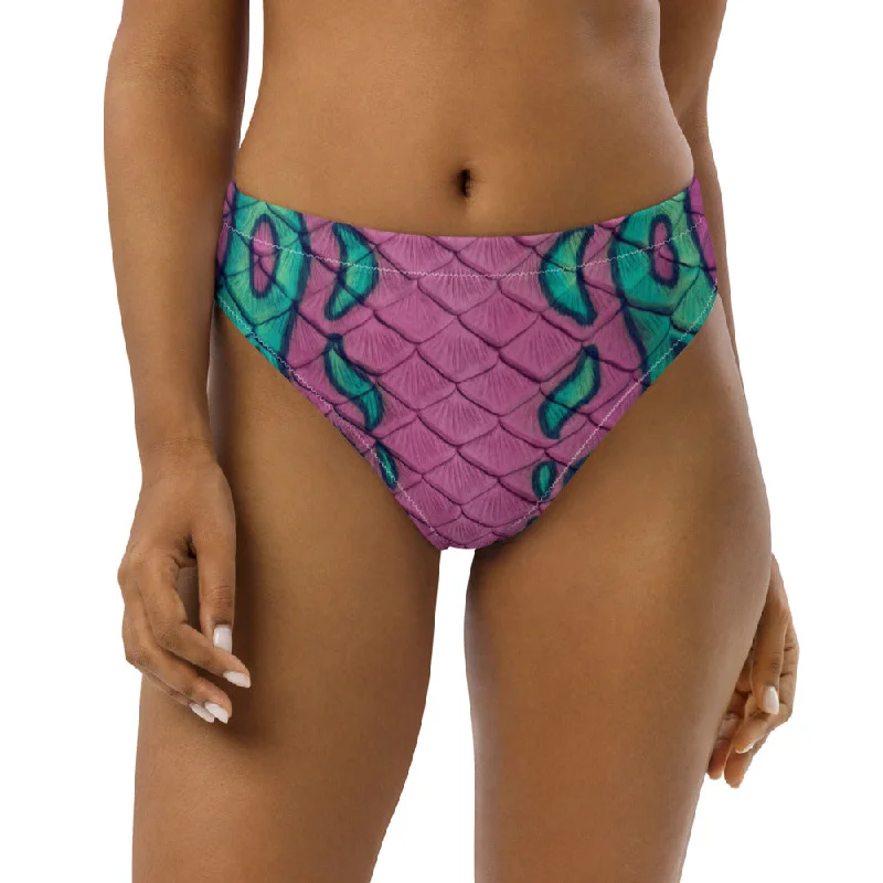 Enchanted Elixir Recycled High-Waisted Bikini Bottom Gym