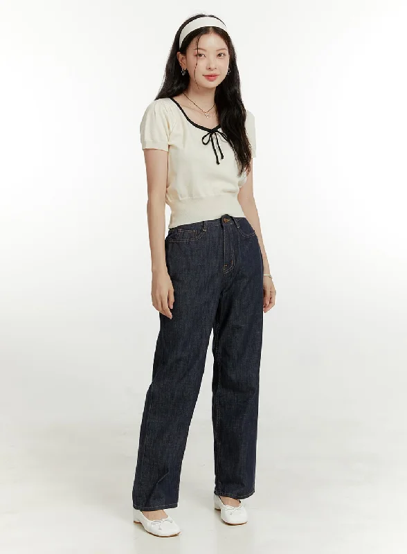 Denim Straight Fit Jeans OU418 Traditional Women's 