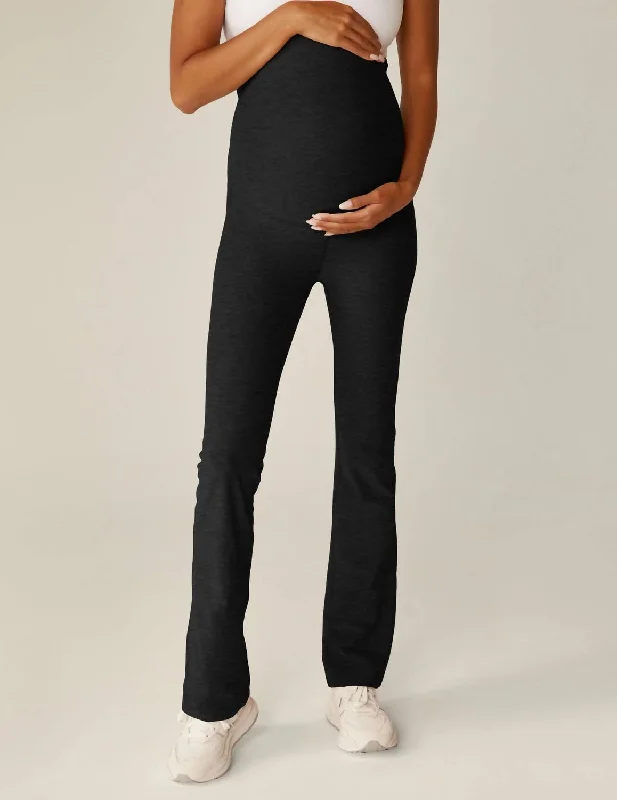 Spacedye Practice Maternity Pant In Darkest Night Dapper Women's Bow - adorned