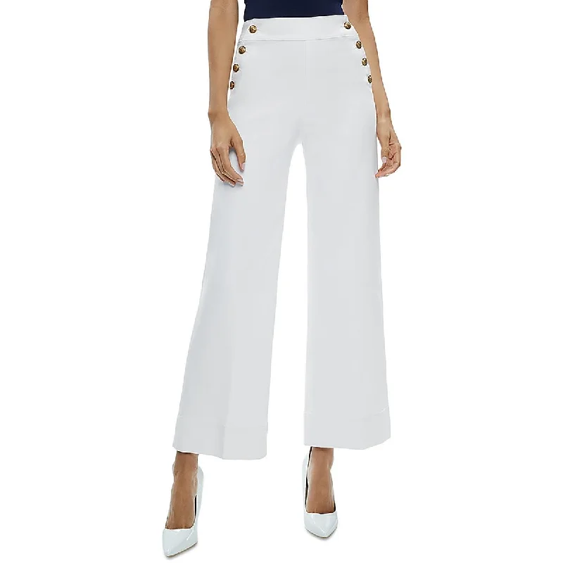 Womens Mid-Rise Sailor Flared Jeans Earthy Women's Hemp - based