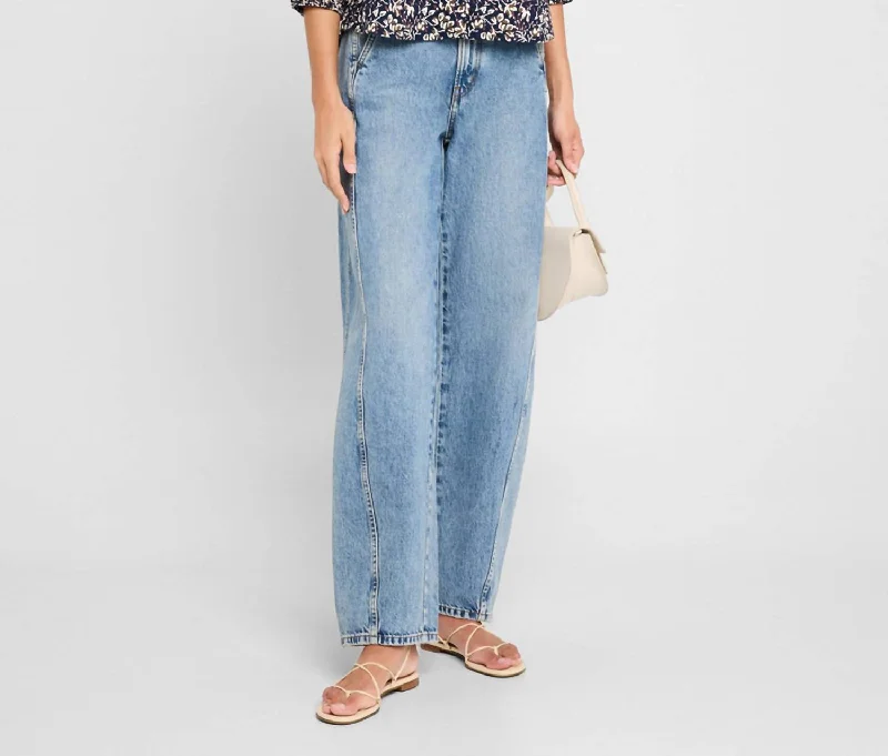 Meridian High-Rise Boyfriend Jeans In Austin Wash Athletic Women's 