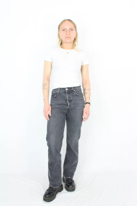 Levi Strauss - Ribcage Straight Jeans Elegant Women's 