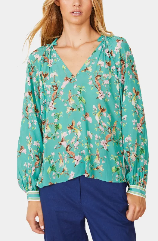 Miki Top Artistic Women's Hand - painted