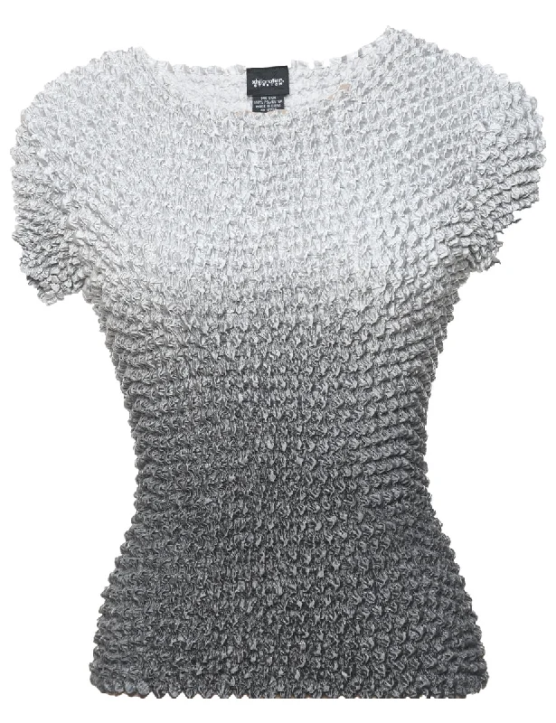 Crinkle Top - S Preppy Women's College