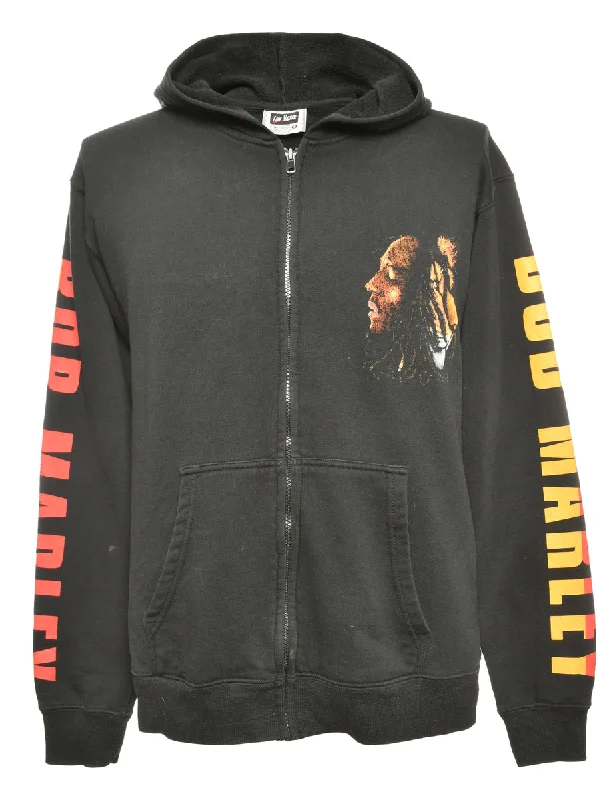 Bob Marely Printed Hoodie - L Earthy Women's 