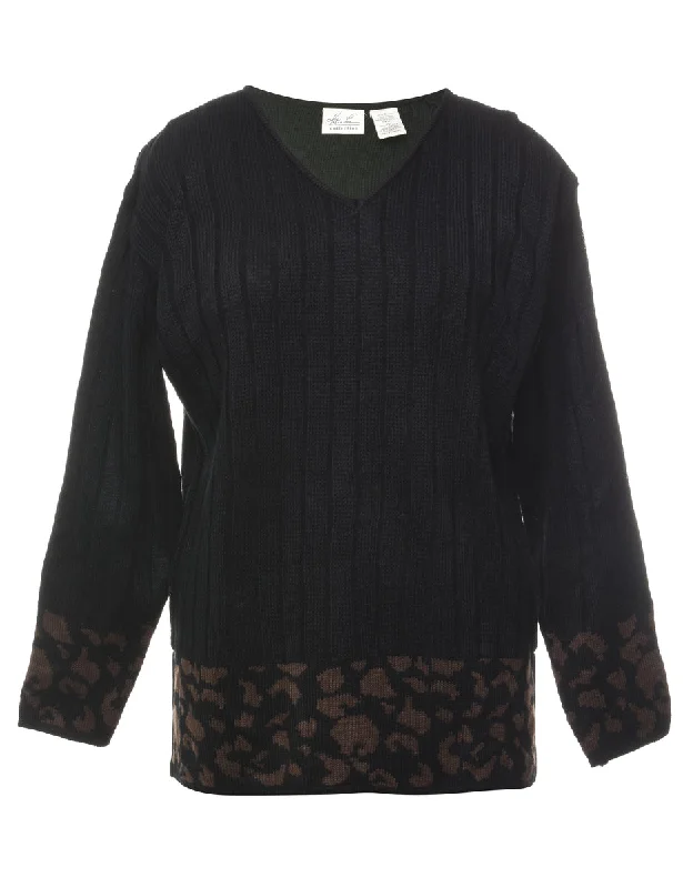 Black Jumper - S Casual Women's Japanese 