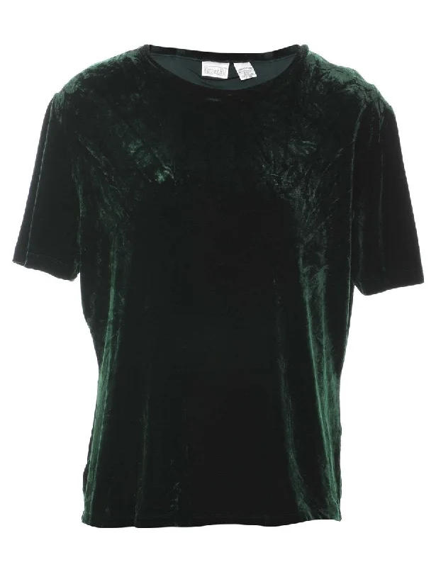 Dark Green Evening Top - XL Refined Women's Classic 