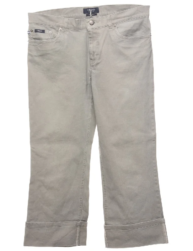 Izod Straight Fit Jeans - W34 L24 Monochromatic Office Style