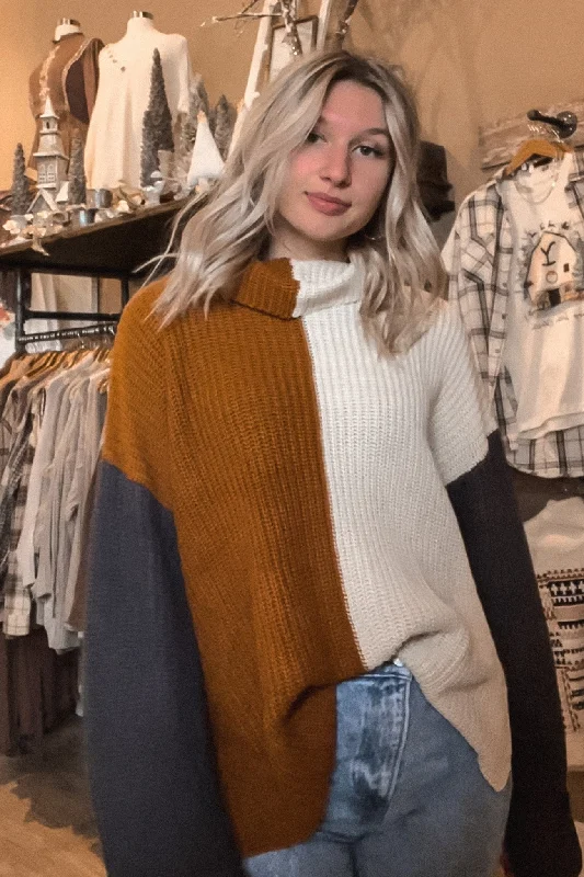 Split Up Sweater Tough Women's Military - inspired