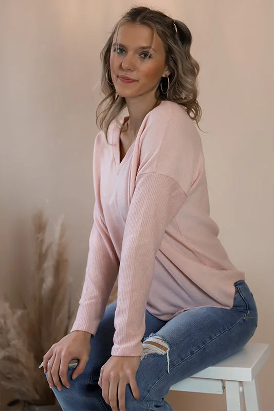 Farrah Pink Blouse European
