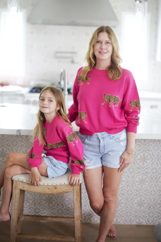Mommy and Me Eye of the Tiger Adult Size Sweater purpose