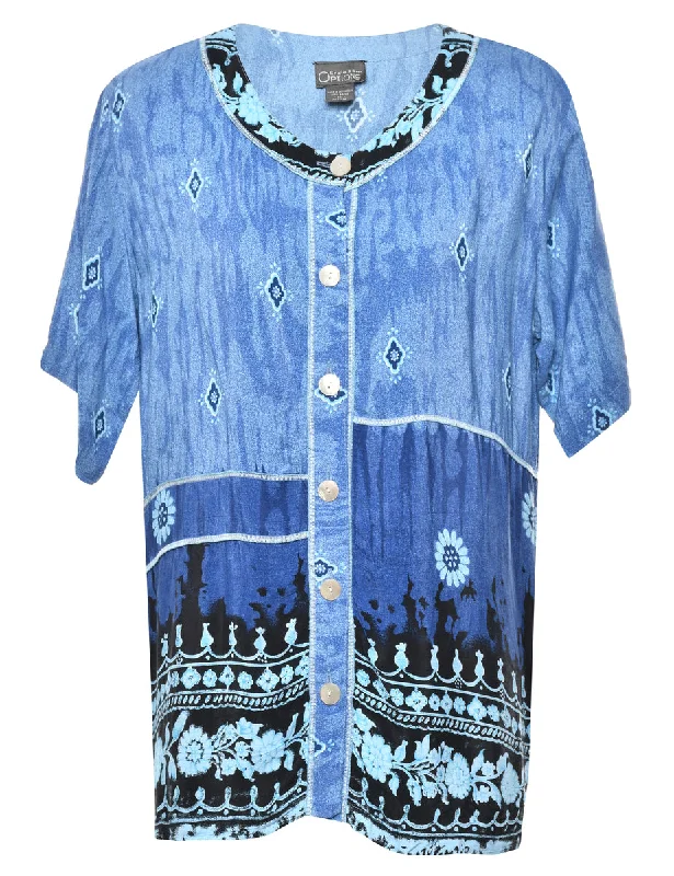Floral Blouse - M Artistic Women's Avant - 
