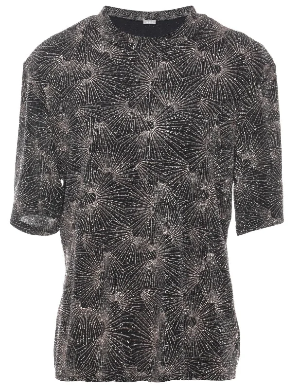 Sparkly Evening Top - M Luxurious Women's High -  end