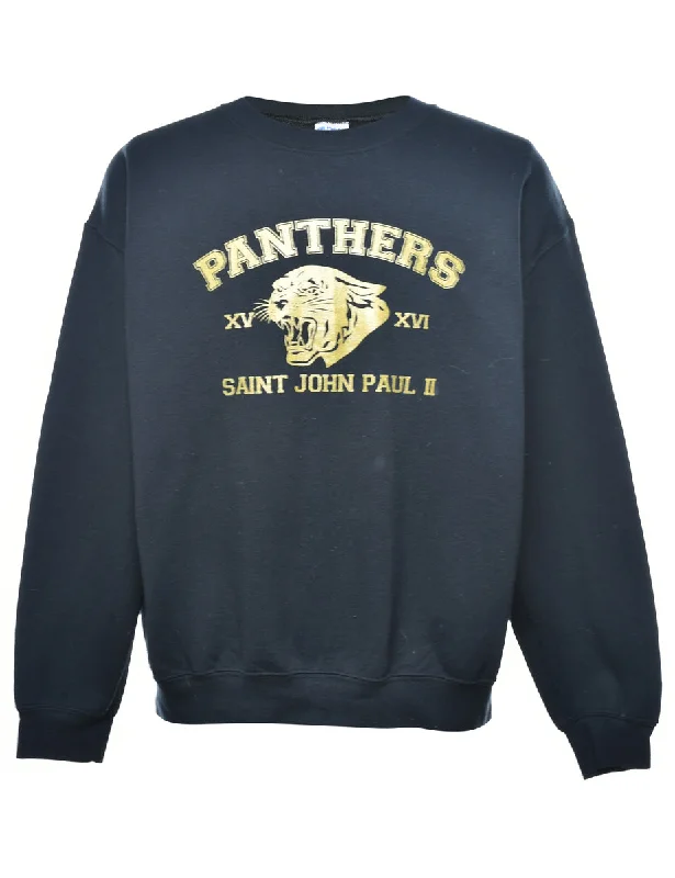 Panthers Printed Sweatshirt - L Youthful Women's Anime - inspired