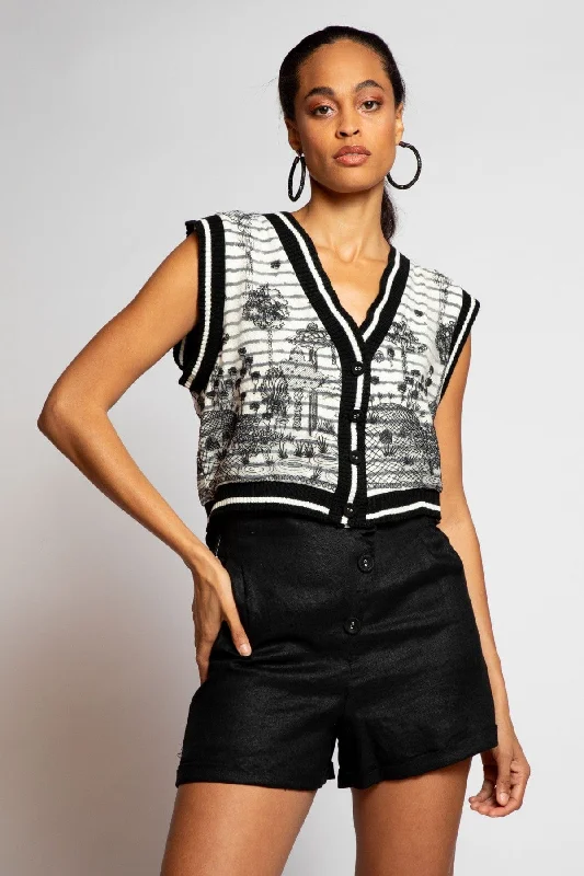 Branca Vest - Tennisanity Sleek Women's Metallic