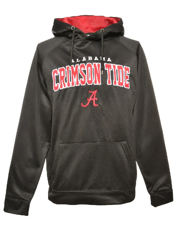 Albama Crimson Tide Football Hooded Sports Sweatshirt - L Cozy Women's Winter
