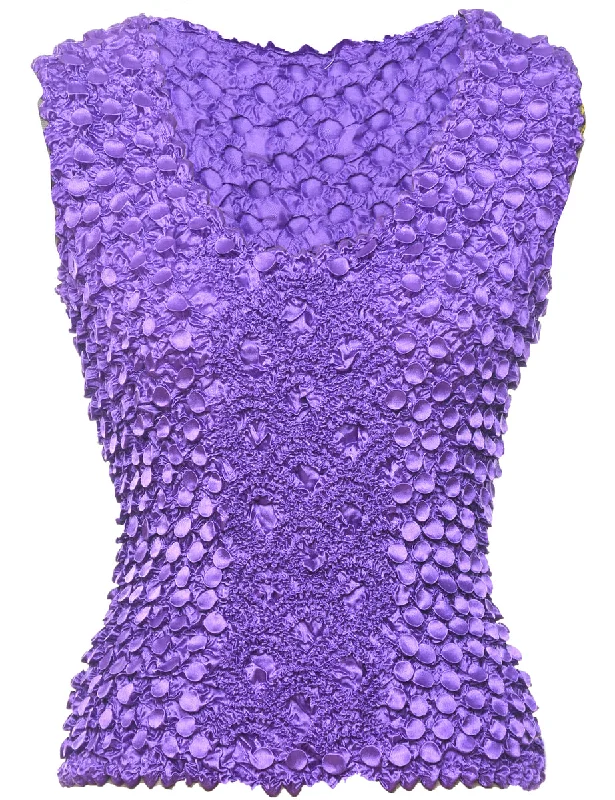 Y2K Crinkle Purple Top - L Sporty Women's Tennis