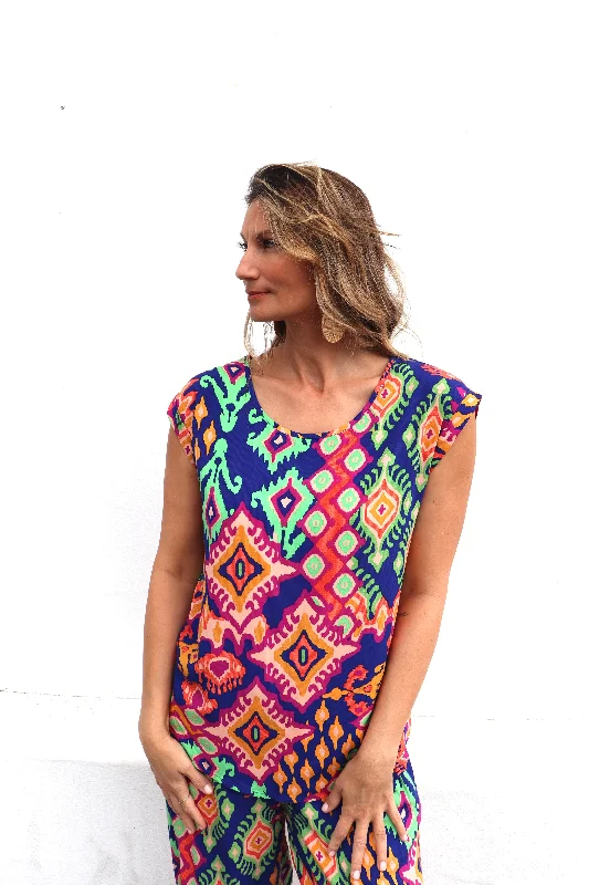 Hope Short Sleeve Top in Morocco Cool Women's Skate