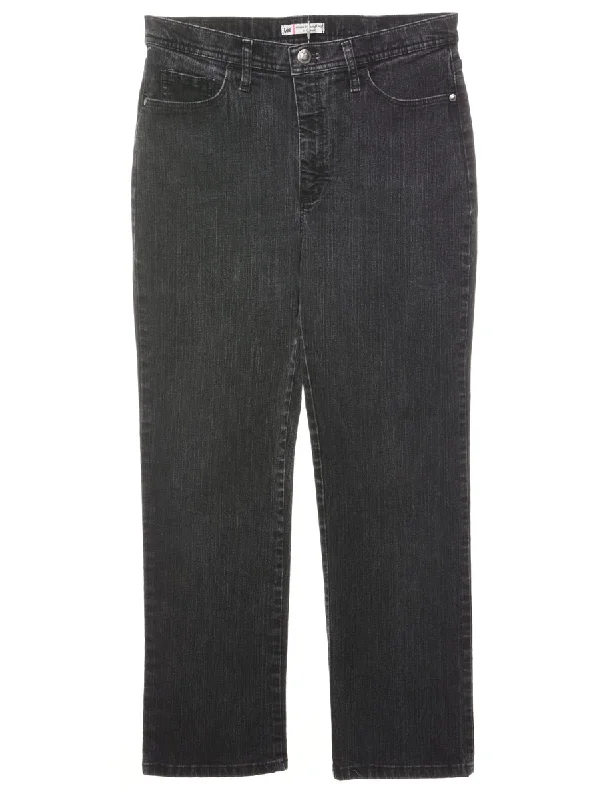 Straight Leg Lee Jeans - W30 L29 Geometric