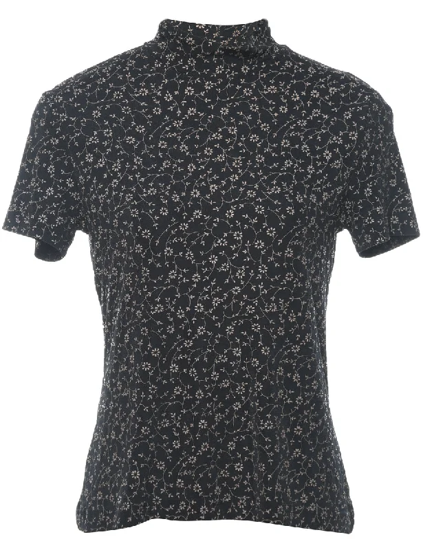 Ditzy Floral Printed Top - M garde