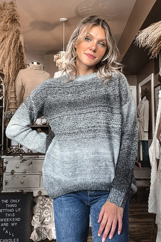 Ombre Super Soft Sweater Unique Women's Upcycled