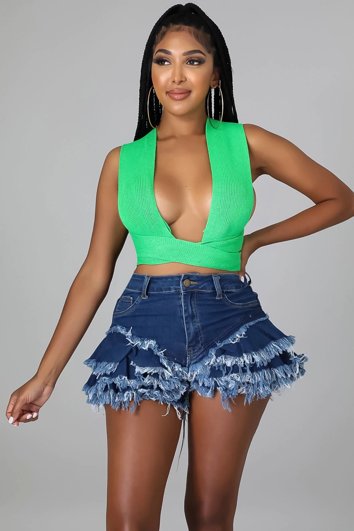 Carlisha Top Hip Women's Retro