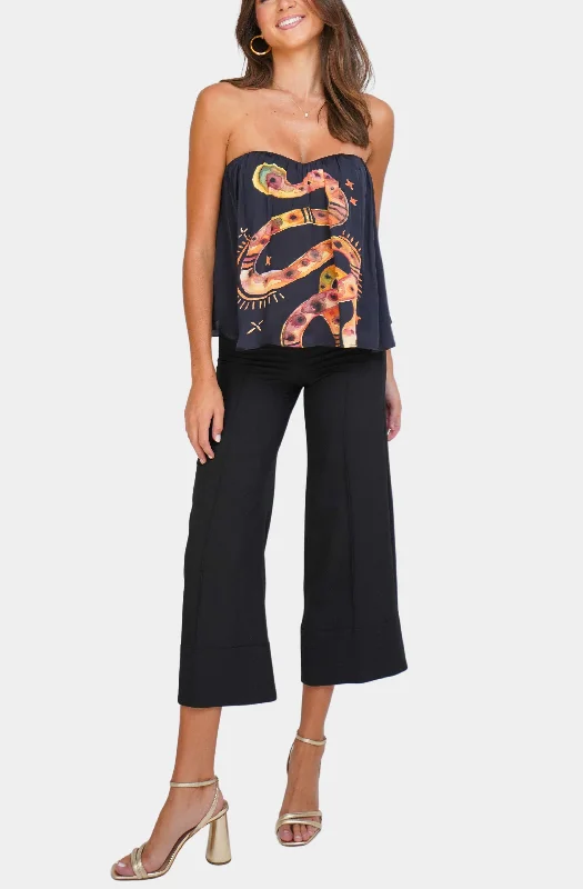 Hemline Exclusive Charmer Scarf Top Confident Women's High - fashion