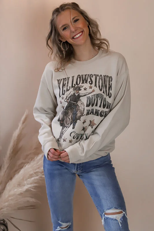 Dutton Ranch Cowboy Club Sweatshirt British Gentlewoman Style