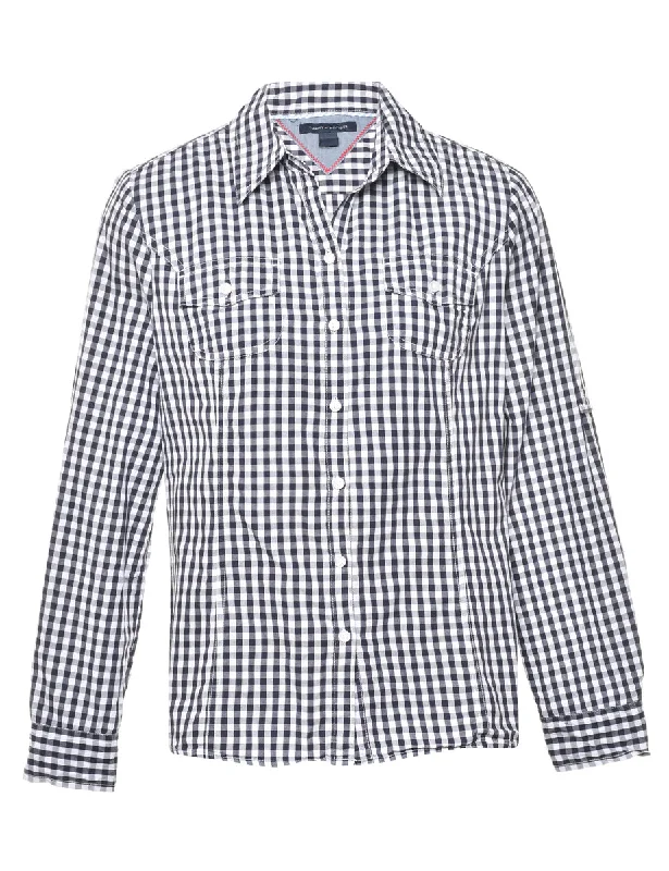 Tommy Hilfiger Gingham Shirt - M Modern Women's Tech