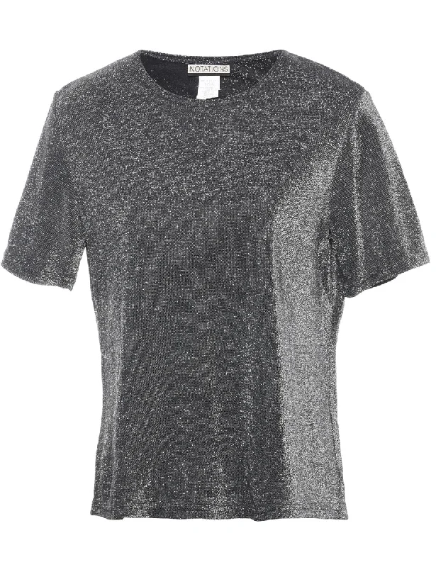 Silver Evening Top - S Adventure