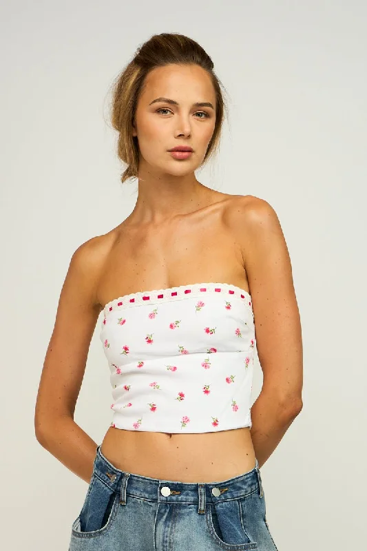 Sweet Side Floral Tube Top FINAL SALE Adventure