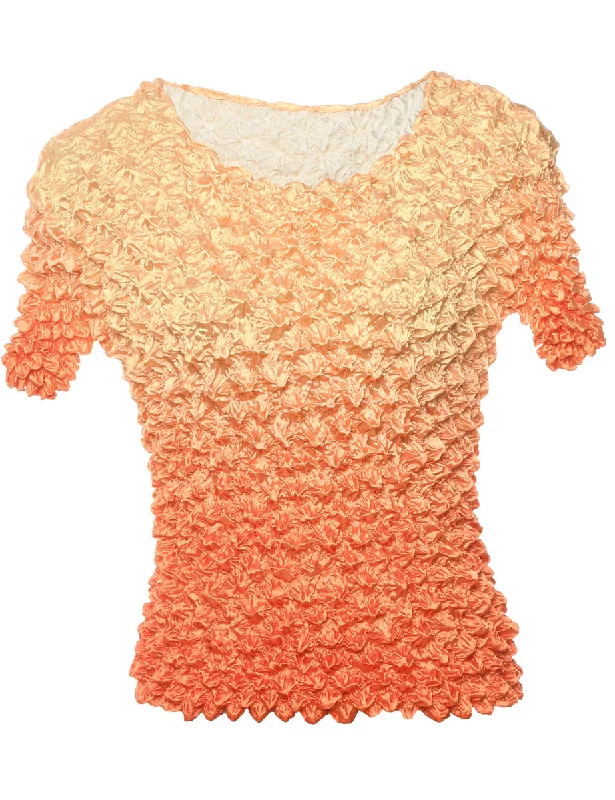 Y2K Crinkle Top - S Practical Women's Multi - 