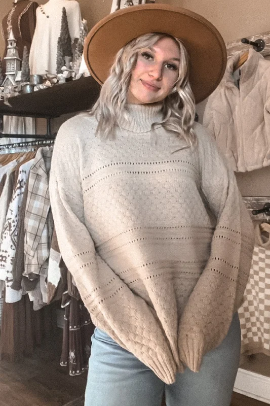 Oh Honey Sweater Geometric