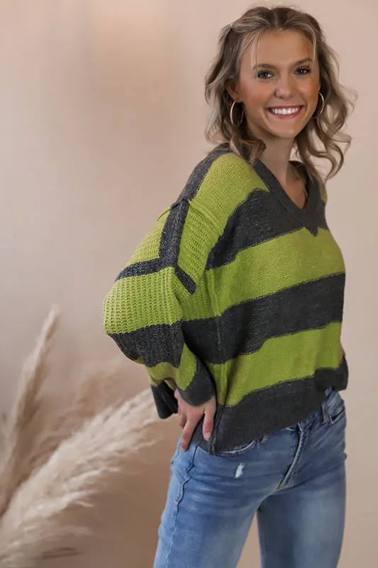 Lissy Lime Sweater Earthy Women's Hemp - based