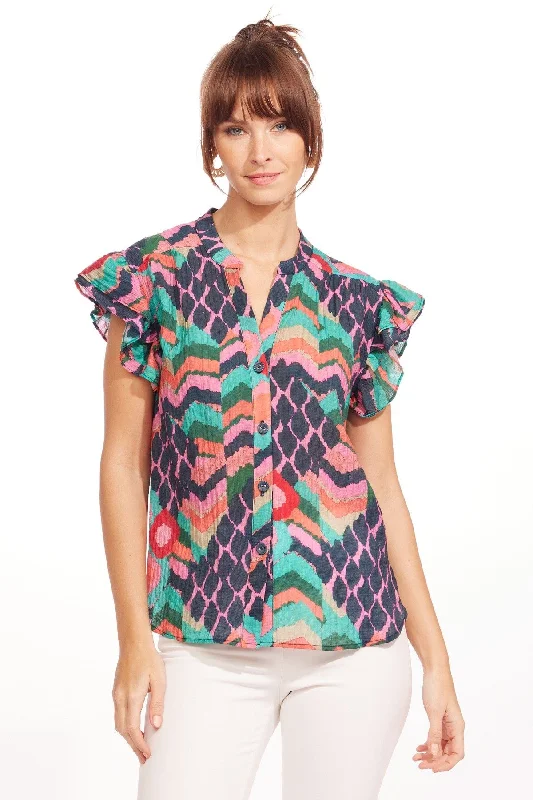 Olesia Top - Vegas Volt Elegant Women's 