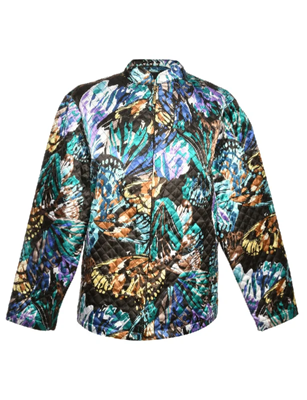Printed Multi-Color Jacket - L French