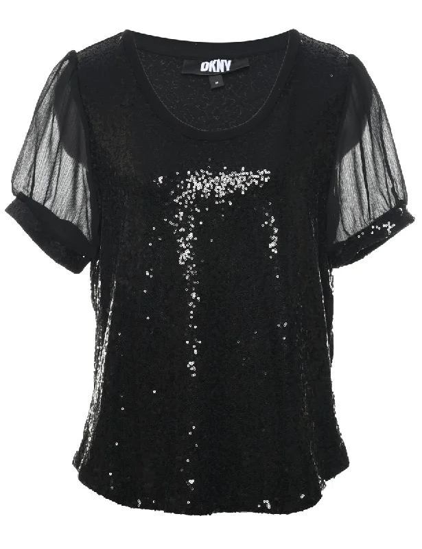 DKNY Party Top - M Modern Women's 