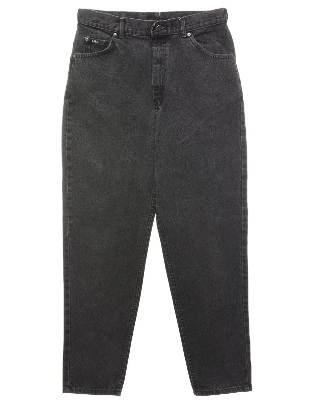 Black Lee Jeans - W28 L30 Confident Women's High - fashion