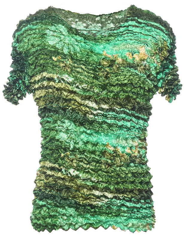 Crinkle Top - M Luxurious Women's High -  end