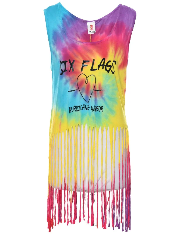 Sleeveless Tie Dye Top - M Refined Women's 