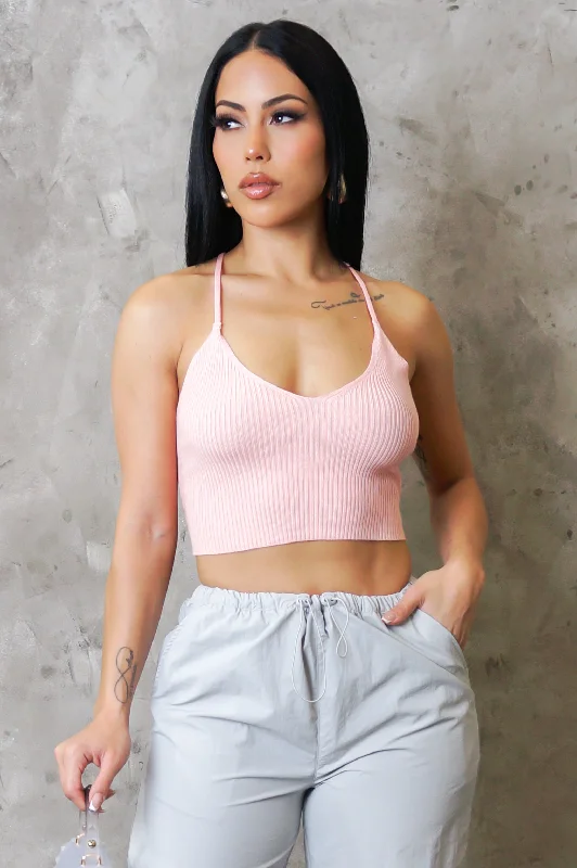 Locked In Crop Top - Pink Street