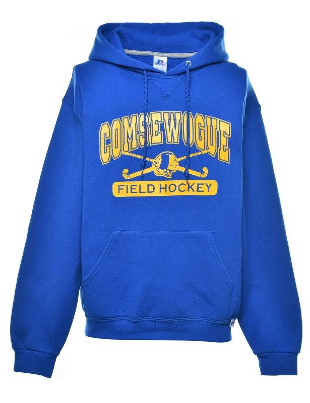 Field Hockey Printed Hoodie - M Scandinavian