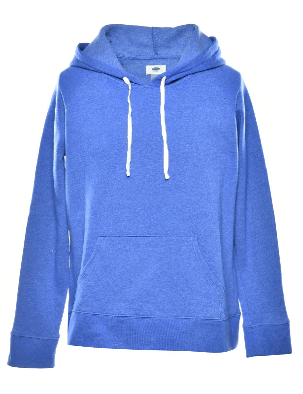 Blue Hooded Sweatshirt - L Compression