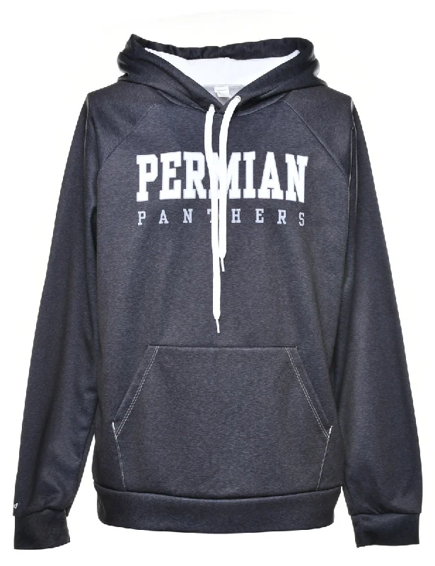 Football Permian Panthers Printed Hoodie - M Dapper Women's 1920S