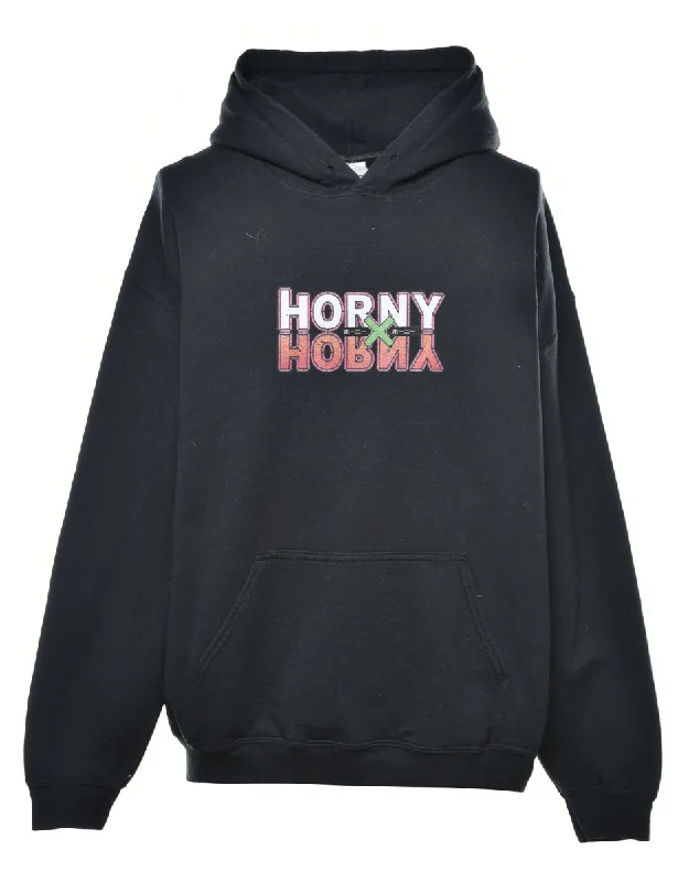 Horny Printed Hoodie - L Artistic Women's Avant - 